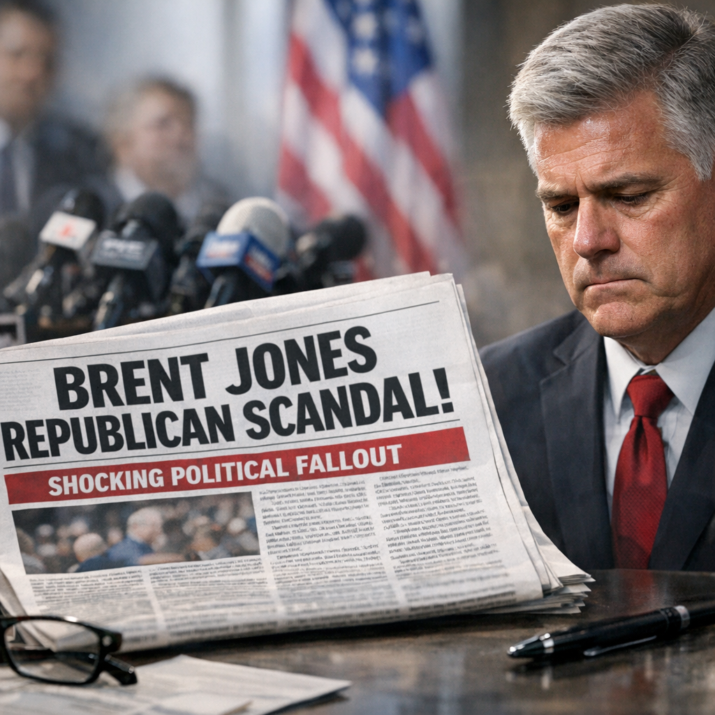 Illustration of Brent Jones Republican Scandal: Shocking Political Fallout