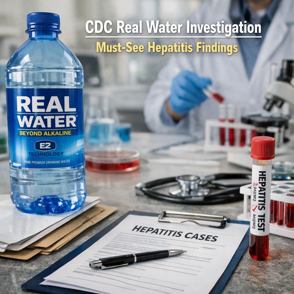 Illustration of CDC Real Water Investigation: Must-See Hepatitis Findings