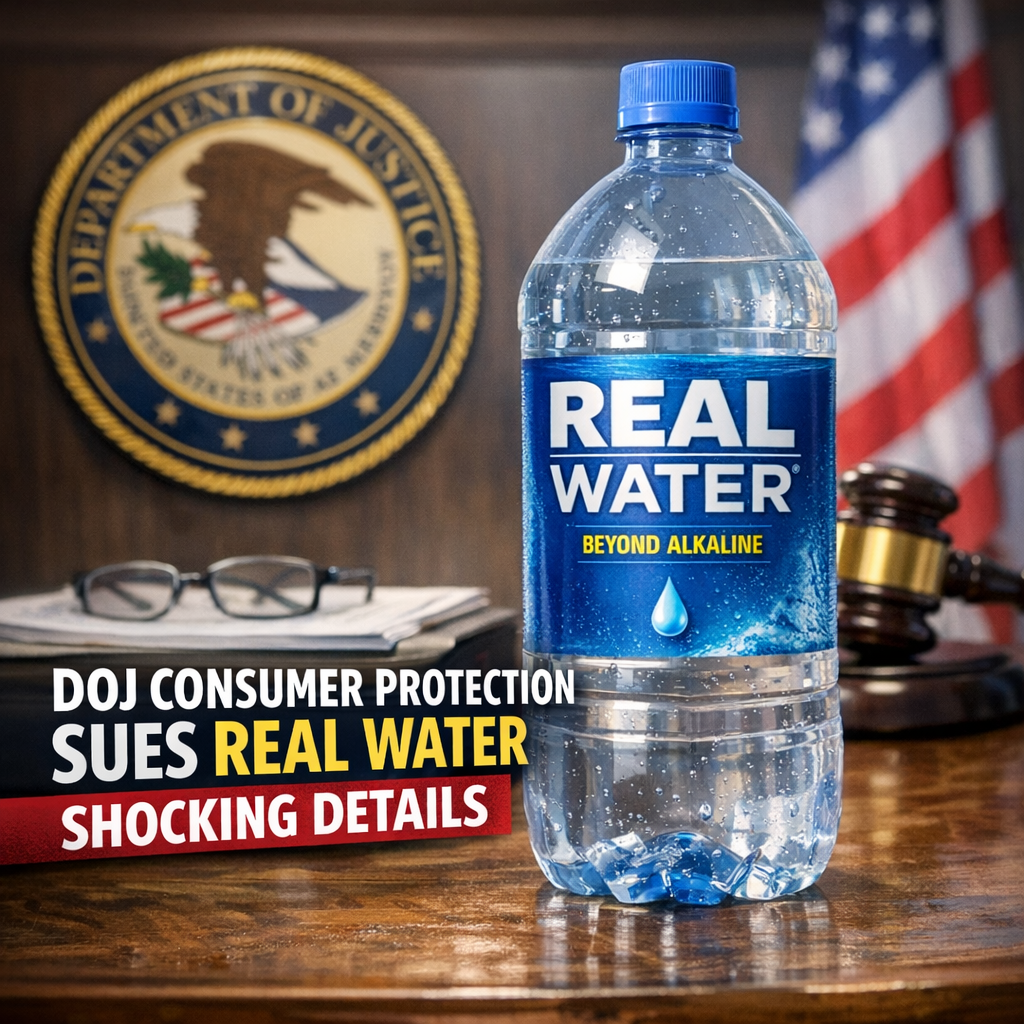 Illustration of DOJ Consumer Protection Sues Real Water: Shocking Details