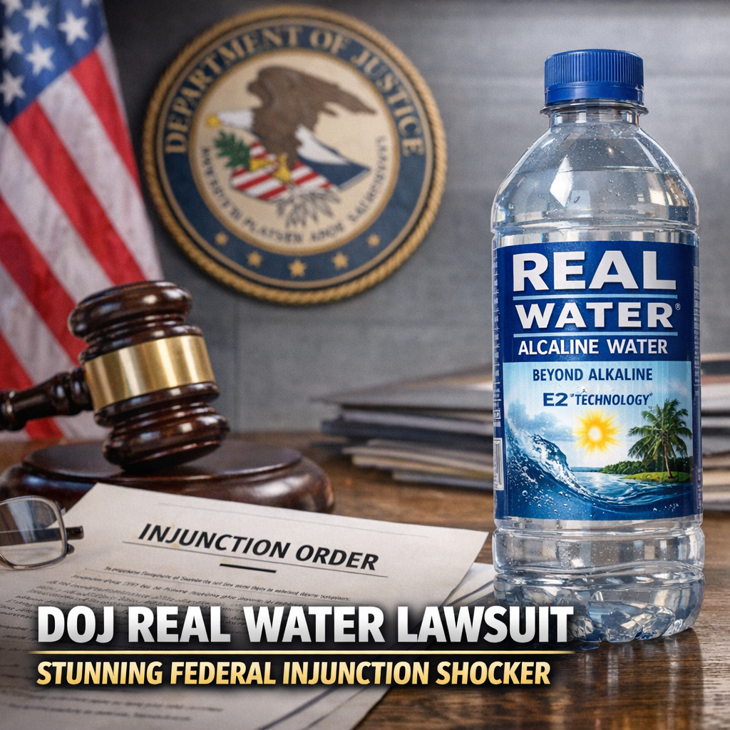 Illustration of DOJ Real Water Lawsuit: Stunning Federal Injunction Shocker