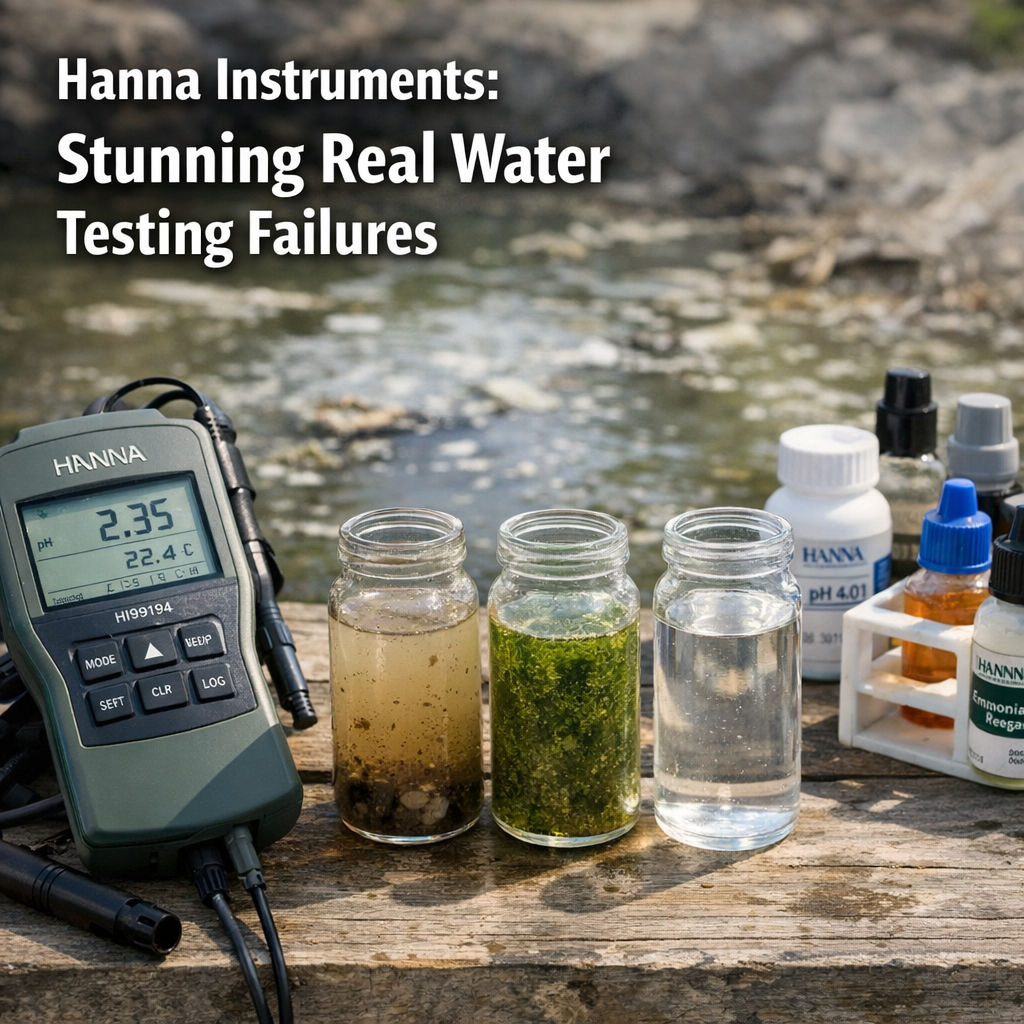 hanna instruments real water illustration for Hanna Instruments: Stunning Real Water Testing Failures