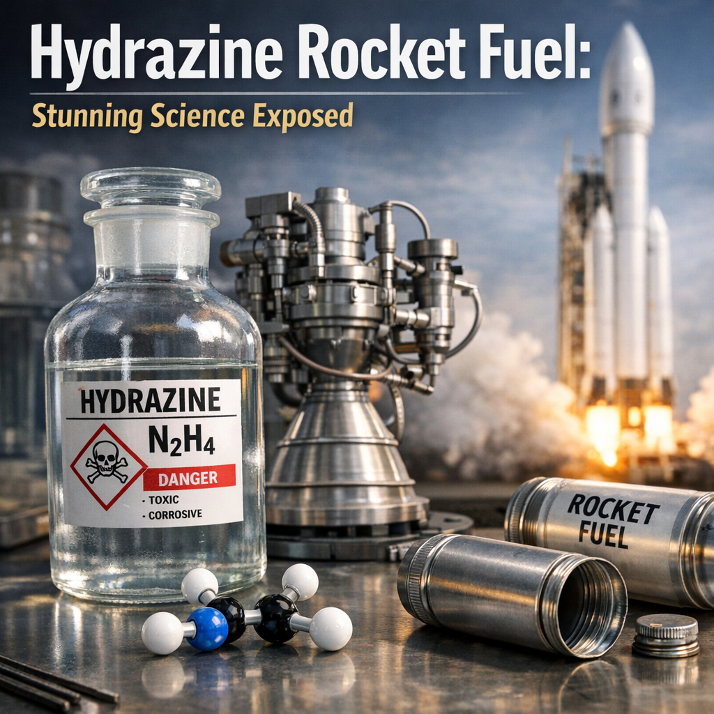 Illustration of Hydrazine Rocket Fuel: Stunning Science Exposed