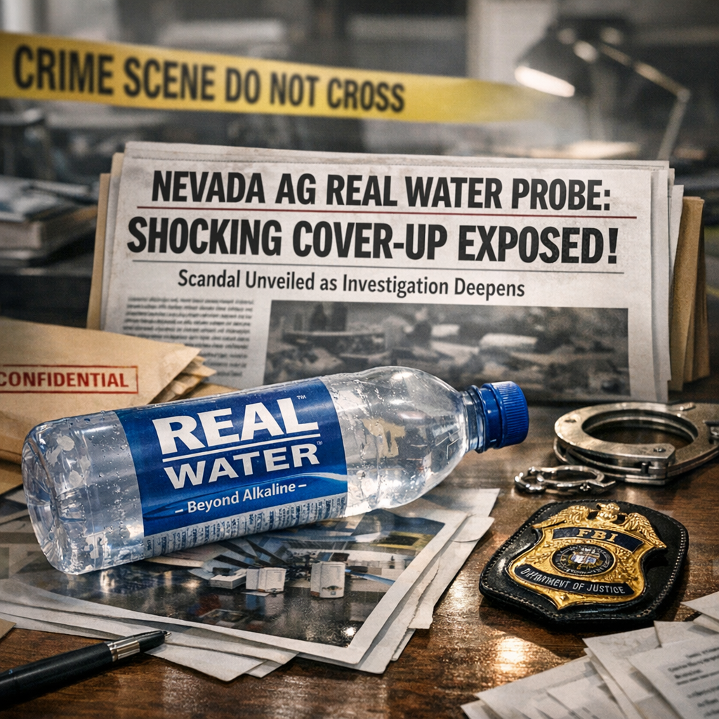 Illustration of Nevada AG Real Water Probe: Shocking Cover-Up Exposed