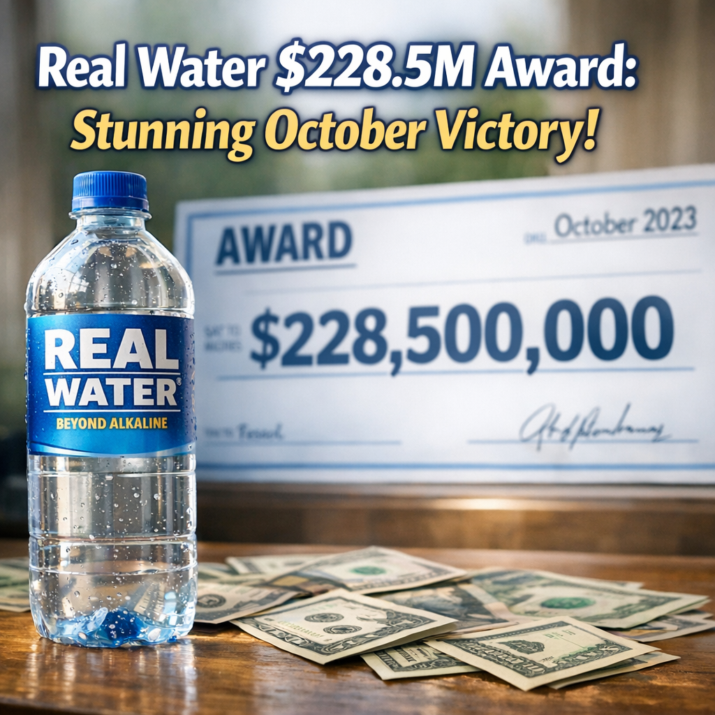 real water 228.5m award illustration for Real Water $228.5M Award: Stunning October Victory