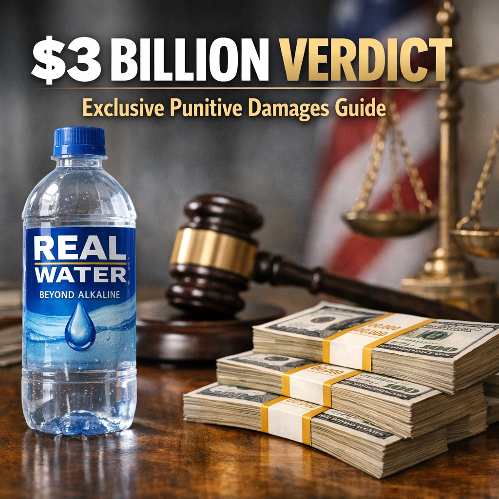 real water 3 billion verdict illustration for Real Water $3 Billion Verdict: Exclusive Punitive Damages Guide