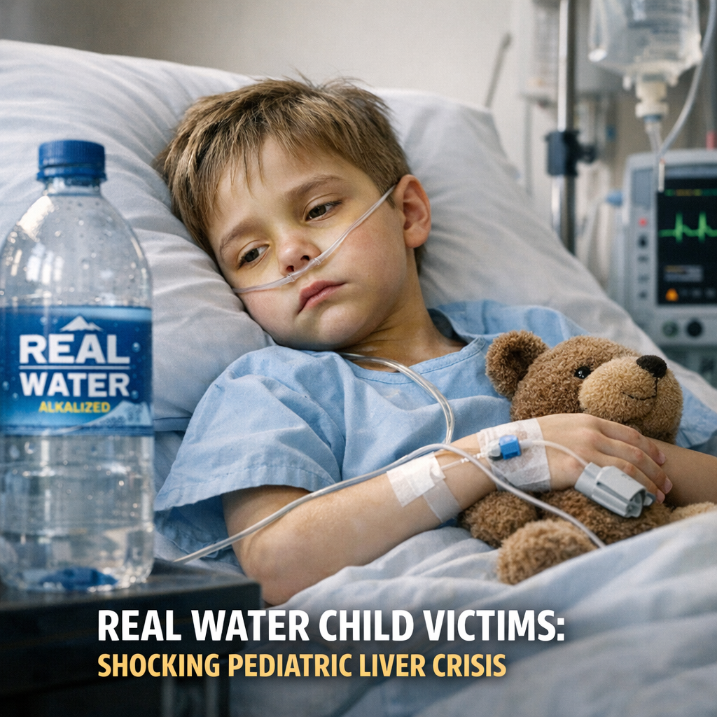 Illustration of Real Water Child Victims: Shocking Pediatric Liver Crisis