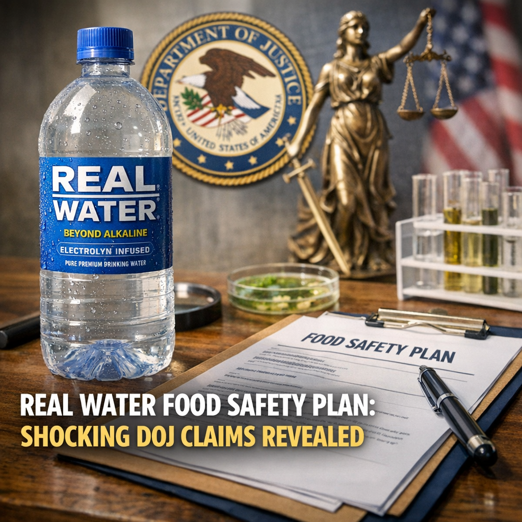 Illustration of Real Water Food Safety Plan: Shocking DOJ Claims Revealed