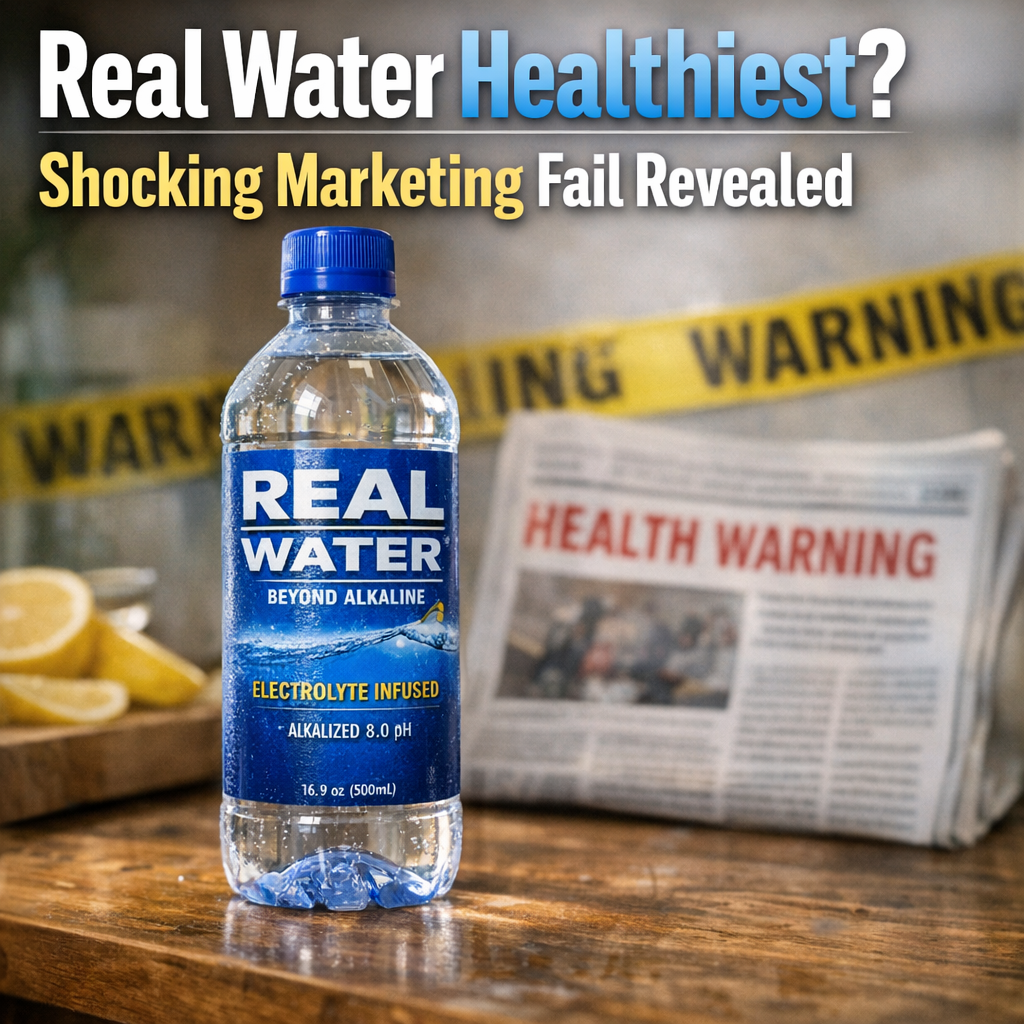 real water healthiest water illustration for Real Water Healthiest: Shocking Marketing Fail Revealed