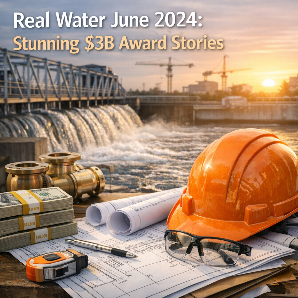 Illustration of Real Water June 2024: Stunning $3B Award Stories
