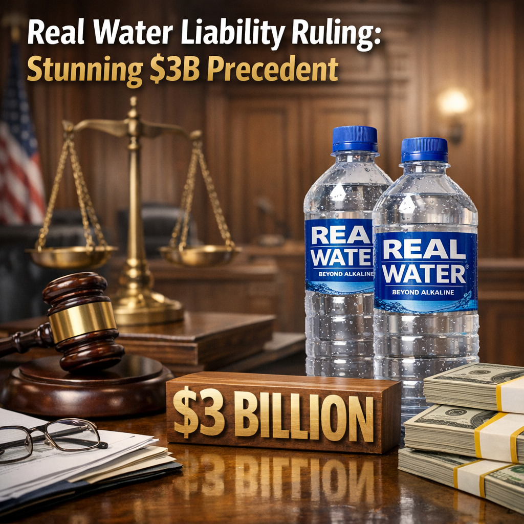 real water product liability illustration for Real Water Liability Ruling: Stunning $3B Precedent