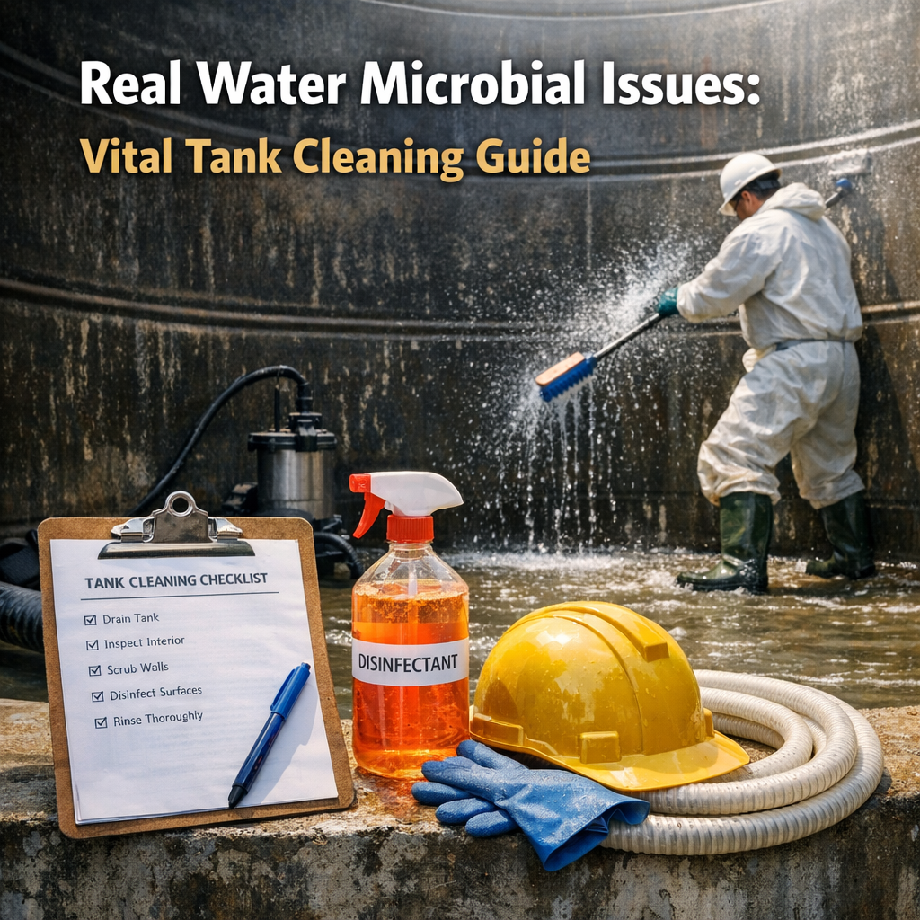 Illustration of Real Water Microbial Issues: Vital Tank Cleaning Guide