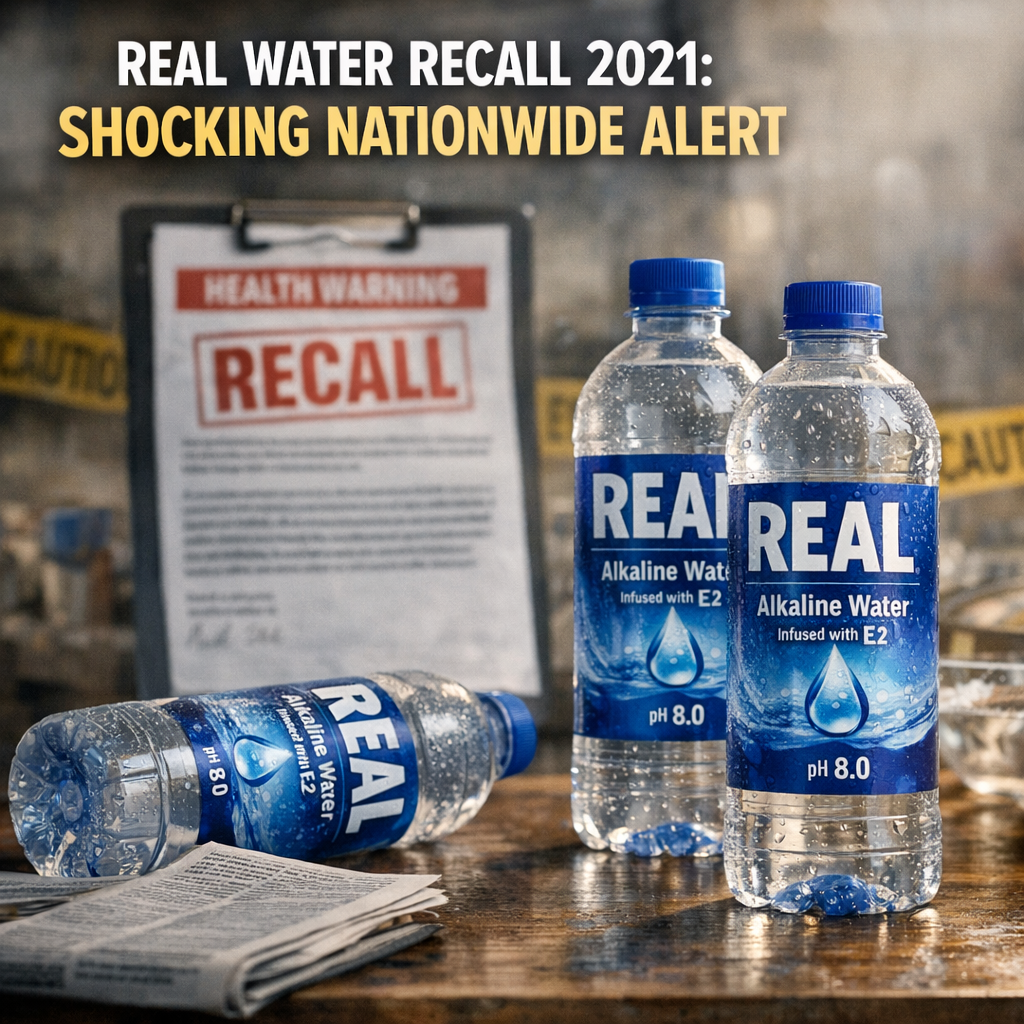 Illustration of Real Water Recall 2021: Shocking Nationwide Alert
